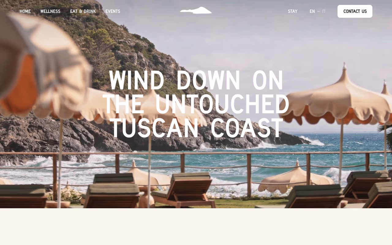 Isolotto Beach Club website