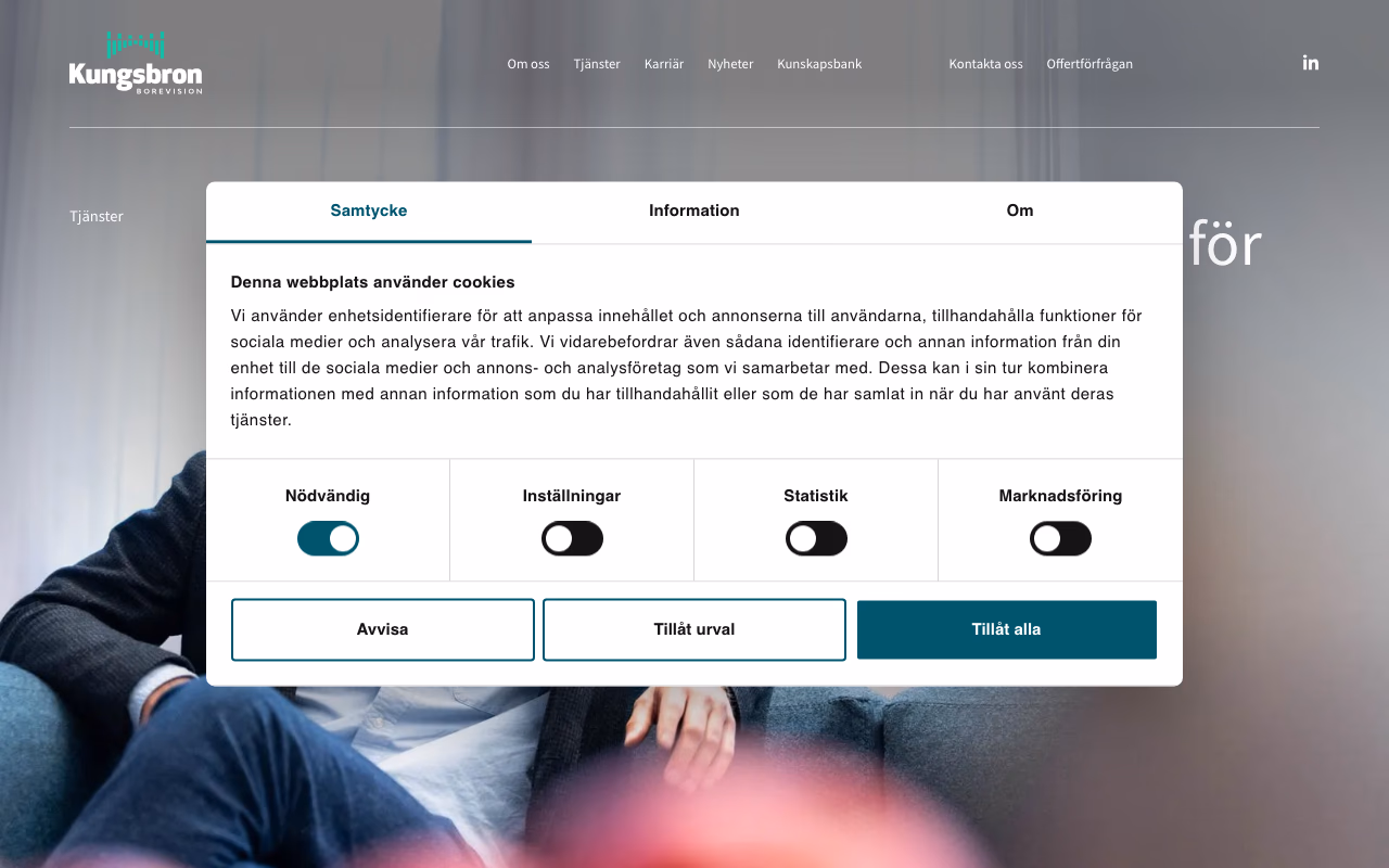 Kungsbron services page