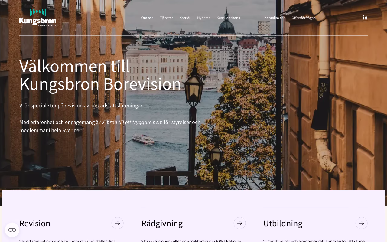 Kungsbron website