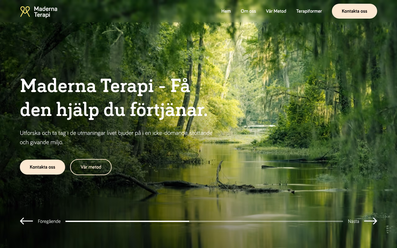 Madera Terapi website