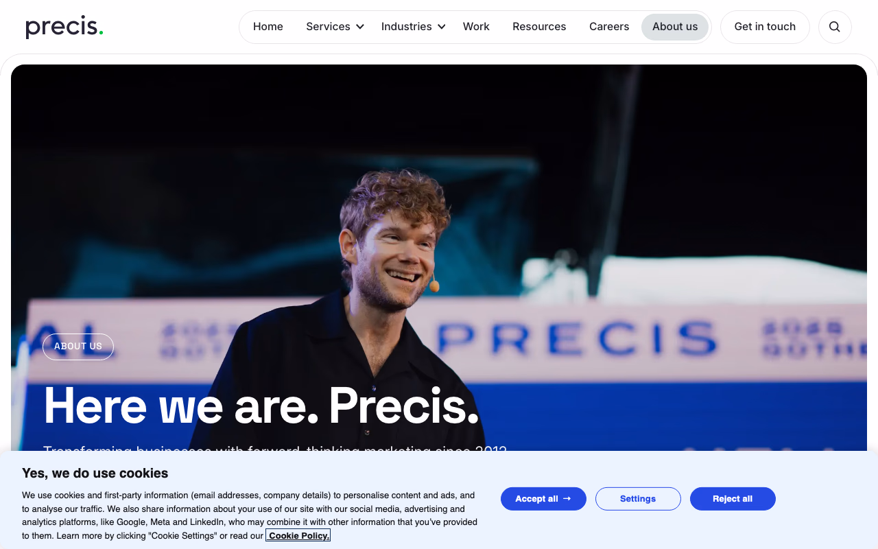 Precis Digital about page