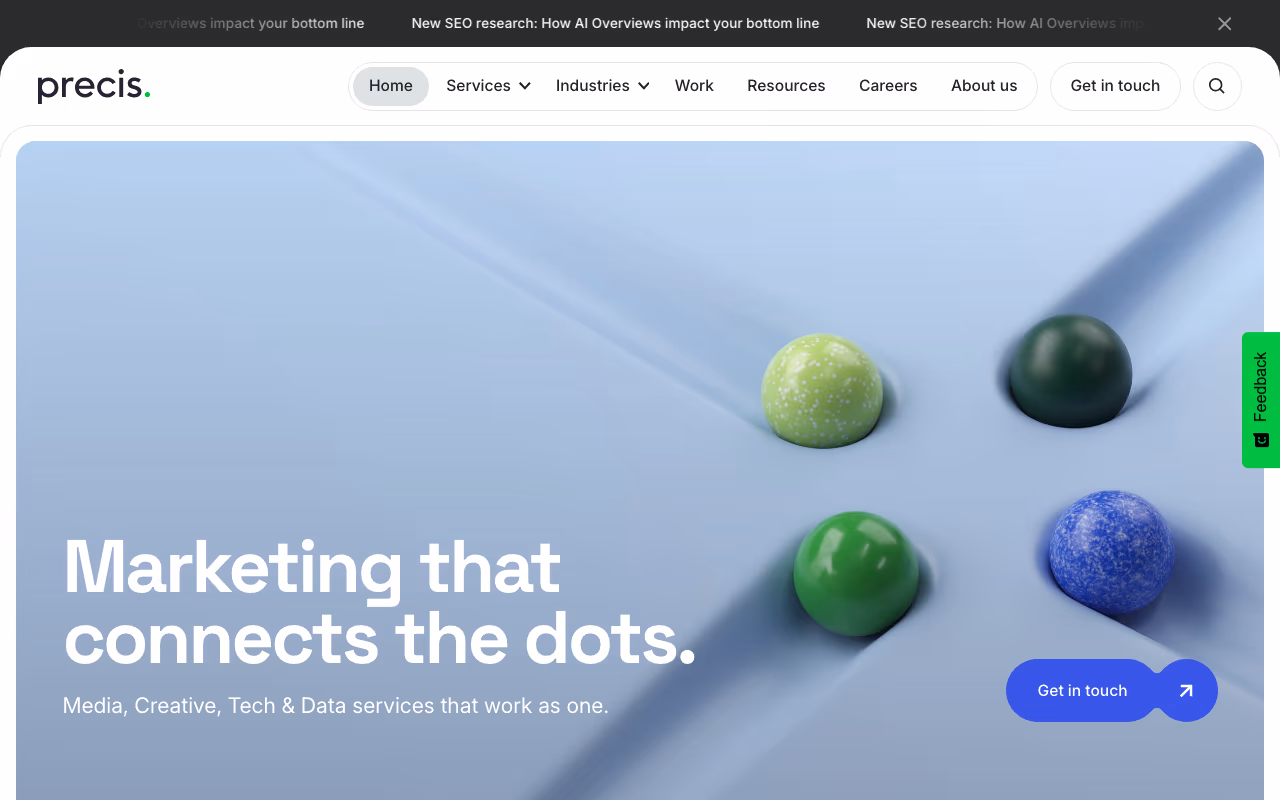 Precis Digital website