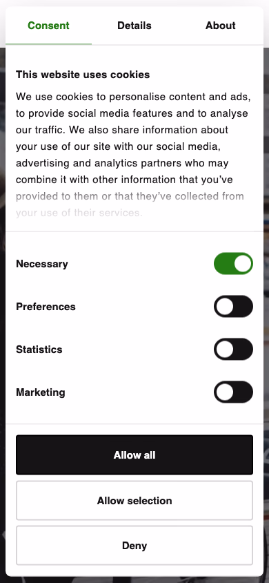 ROL Group mobile view